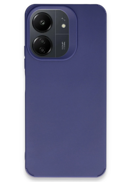 Newface Xiaomi Redmi 13C Kılıf Petro Silikon - Lacivert resmi