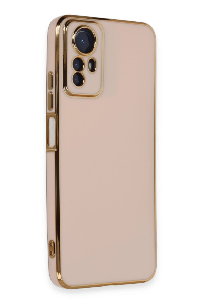 Newface Xiaomi Redmi Note 12S Kılıf Volet Silikon - Pembe resmi