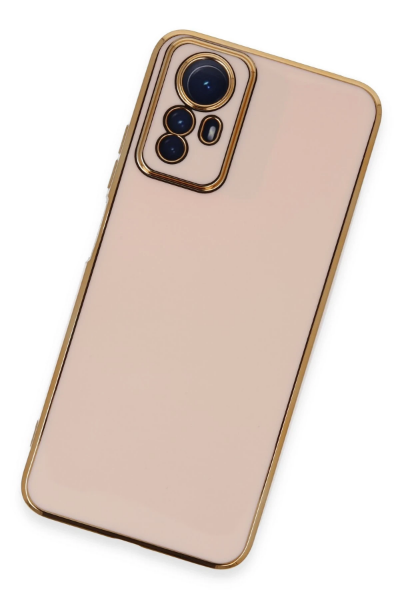 Newface Xiaomi Redmi Note 12S Kılıf Volet Silikon - Pembe resmi
