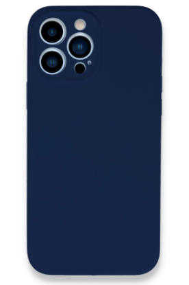 Newface iPhone 13 Pro Kılıf Lansman Legant Silikon - Lacivert resmi