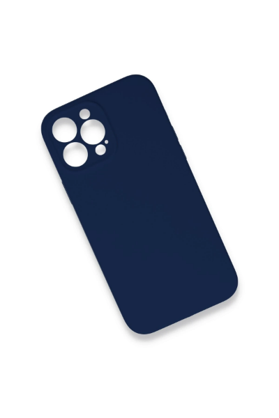 Newface iPhone 13 Pro Kılıf Lansman Legant Silikon - Lacivert resmi