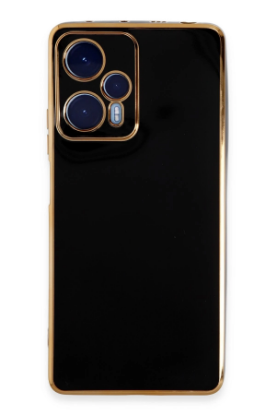 Newface Xiaomi Poco F5 Kılıf Volet Silikon - Siyah resmi