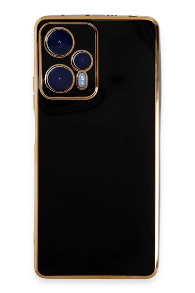 Newface Xiaomi Poco F5 Kılıf Volet Silikon - Siyah resmi