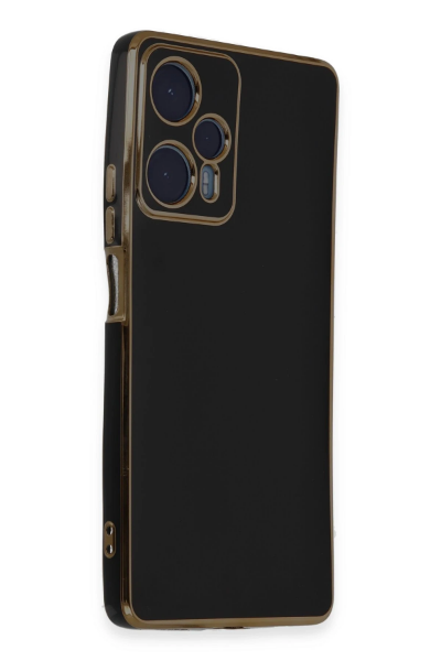 Newface Xiaomi Poco F5 Kılıf Volet Silikon - Siyah resmi
