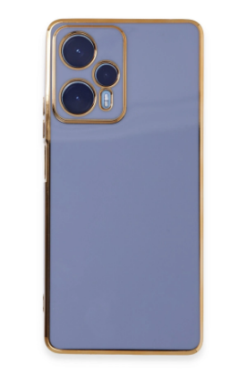 Newface Xiaomi Poco F5 Kılıf Volet Silikon - Mavi resmi