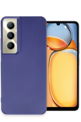 Newface Realme C65 Kılıf Petro Silikon - Lacivert resmi