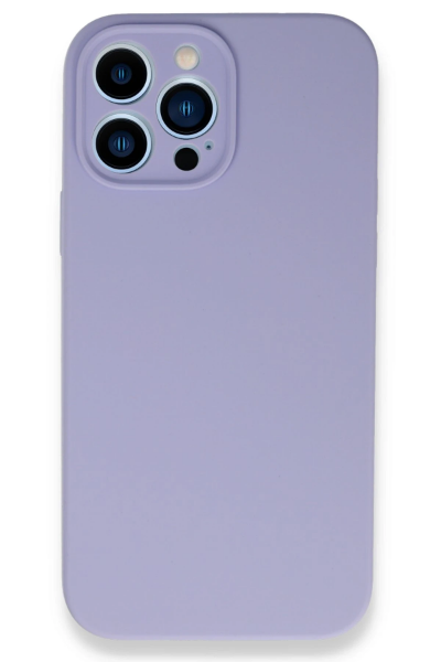 Newface iPhone 13 Pro Max Kılıf Lansman Legant Silikon - Lila resmi