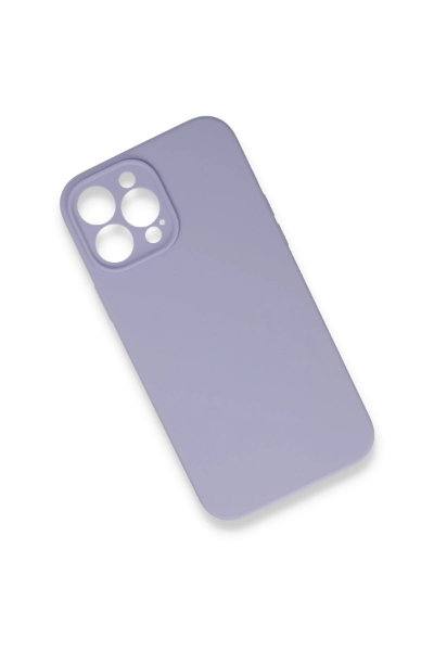 Newface iPhone 13 Pro Max Kılıf Lansman Legant Silikon - Lila resmi