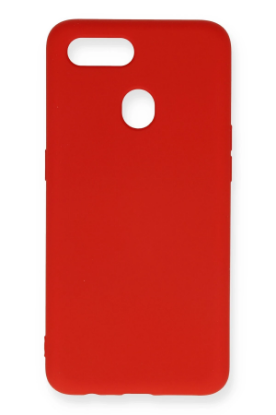 Newface Oppo A12 Kılıf Nano içi Kadife Silikon - Kırmızı resmi