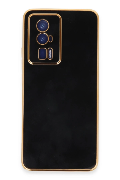 Newface Xiaomi Poco F5 Pro Kılıf Volet Silikon - Siyah resmi