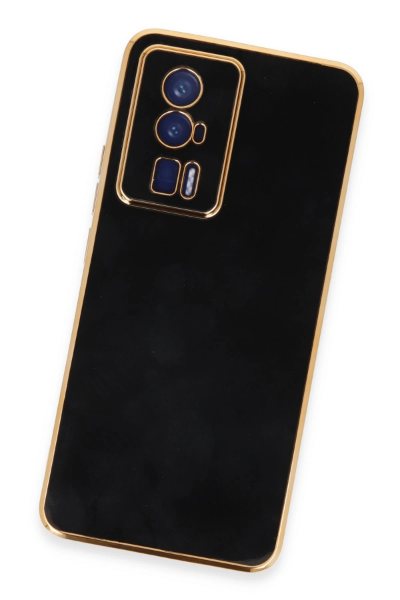Newface Xiaomi Poco F5 Pro Kılıf Volet Silikon - Siyah resmi