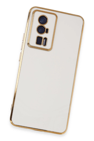 Newface Xiaomi Poco F5 Pro Kılıf Volet Silikon - Beyaz resmi