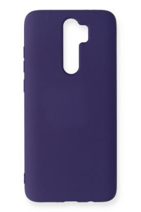 Newface Xiaomi Redmi Note 8 Pro Kılıf Nano içi Kadife Silikon - Mor resmi