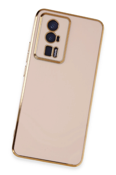 Newface Xiaomi Poco F5 Pro Kılıf Volet Silikon - Pembe resmi