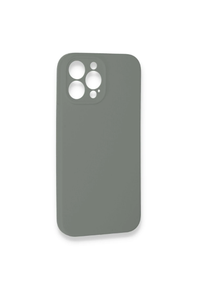 Newface iPhone 13 Pro Max Kılıf Lansman Legant Silikon - Gri resmi