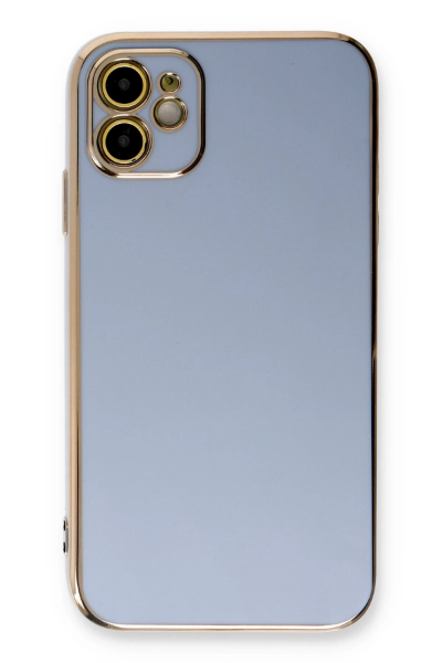 Newface iPhone 11 Kılıf Volet Silikon - Mavi resmi