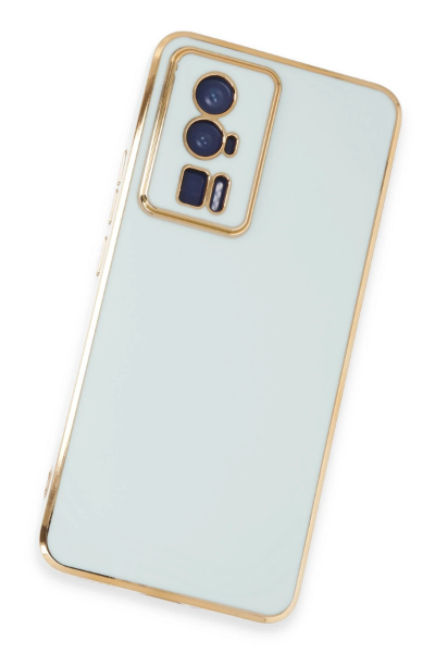 Newface Xiaomi Poco F5 Pro Kılıf Volet Silikon - Açık Yeşil resmi