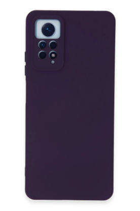 Newface Xiaomi Redmi Note 12 Pro 4G Kılıf Nano içi Kadife Silikon - Mor resmi