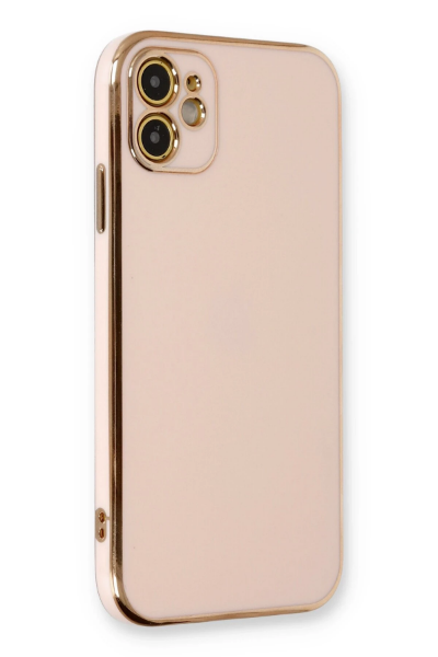 Newface iPhone 11 Kılıf Volet Silikon - Pembe resmi
