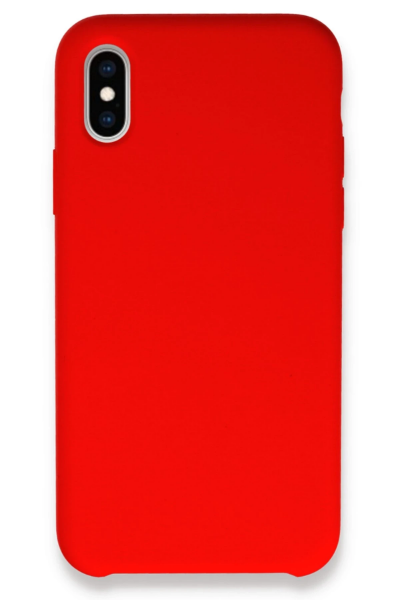 Newface iPhone X Kılıf Lansman Legant Silikon - Kırmızı resmi