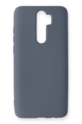 Newface Xiaomi Redmi Note 8 Pro Kılıf Nano içi Kadife Silikon - Gri resmi