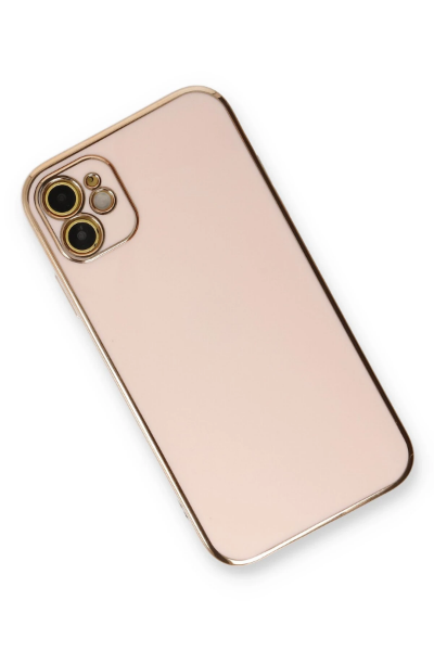 Newface iPhone 11 Kılıf Volet Silikon - Pembe resmi