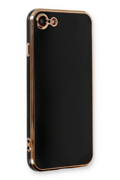 Newface iPhone 7 Kılıf Volet Silikon - Siyah resmi