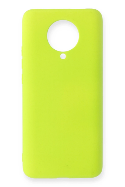Newface Xiaomi Redmi K30 Pro Kılıf Nano içi Kadife Silikon - Sarı resmi