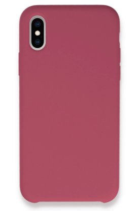 Newface iPhone X Kılıf Lansman Legant Silikon - Fuşya resmi