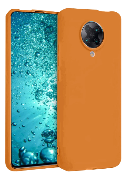 Newface Xiaomi Redmi K30 Pro Kılıf Nano içi Kadife Silikon - Turuncu resmi