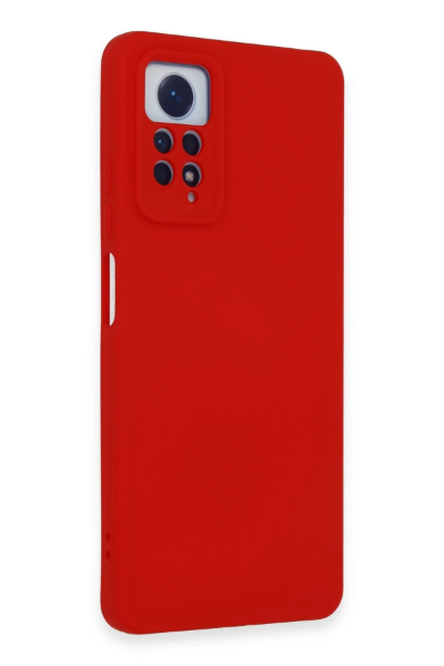 Newface Xiaomi Redmi Note 12 Pro 4G Kılıf Nano içi Kadife Silikon - Kırmızı resmi