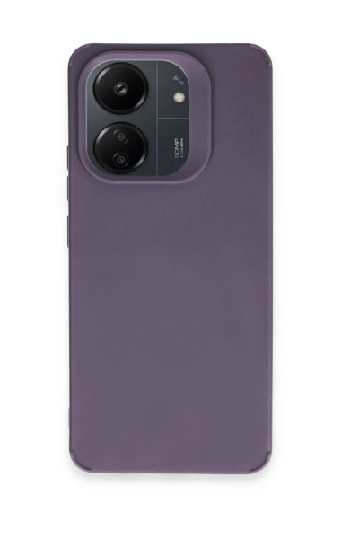 Newface Xiaomi Redmi 13C Kılıf Petro Silikon - Mürdüm resmi