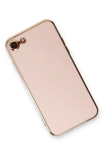 Newface iPhone 7 Kılıf Volet Silikon - Pembe resmi