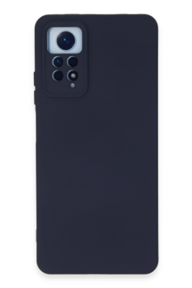 Newface Xiaomi Redmi Note 12 Pro 4G Kılıf Nano içi Kadife Silikon - Lacivert resmi