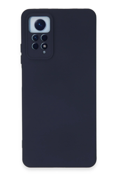 Newface Xiaomi Redmi Note 12 Pro 4G Kılıf Nano içi Kadife Silikon - Lacivert resmi