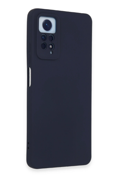 Newface Xiaomi Redmi Note 12 Pro 4G Kılıf Nano içi Kadife Silikon - Lacivert resmi