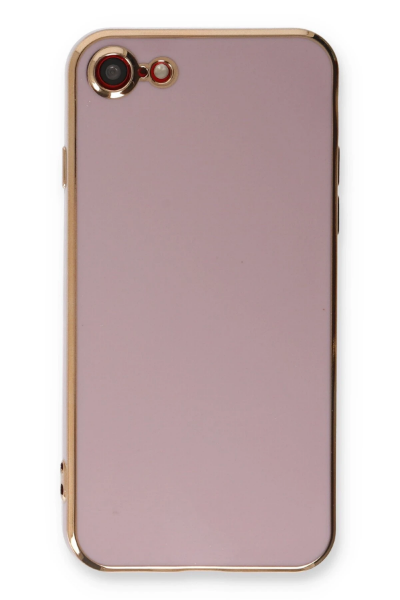 Newface iPhone 7 Kılıf Volet Silikon - Mor resmi