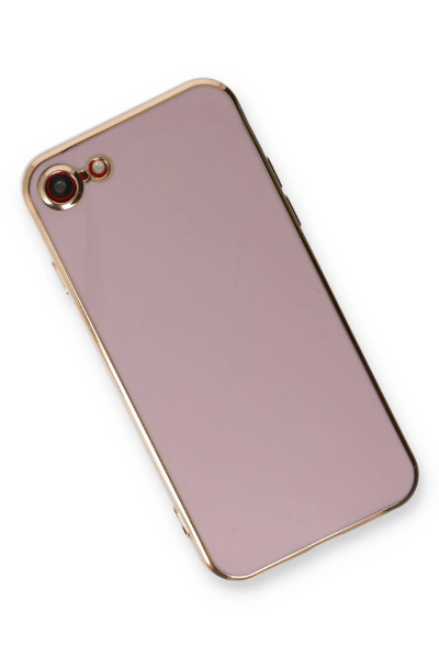 Newface iPhone 7 Kılıf Volet Silikon - Mor resmi