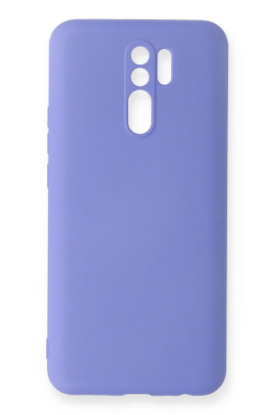 Newface Xiaomi Redmi 9 Kılıf Nano içi Kadife Silikon - Lila resmi