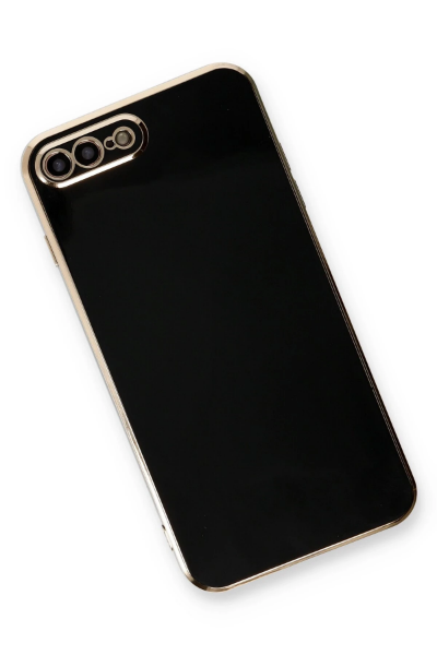 Newface iPhone 7 Plus Kılıf Volet Silikon - Siyah resmi