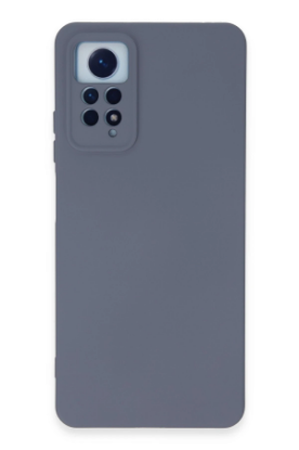 Newface Xiaomi Redmi Note 12 Pro 4G Kılıf Nano içi Kadife Silikon - Gri resmi