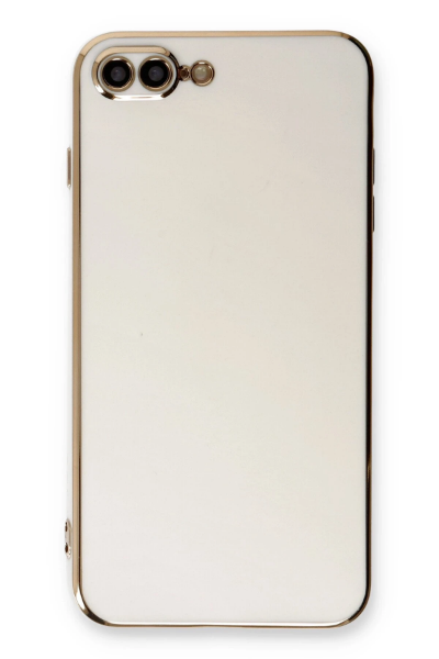 Newface iPhone 7 Plus Kılıf Volet Silikon - Beyaz resmi