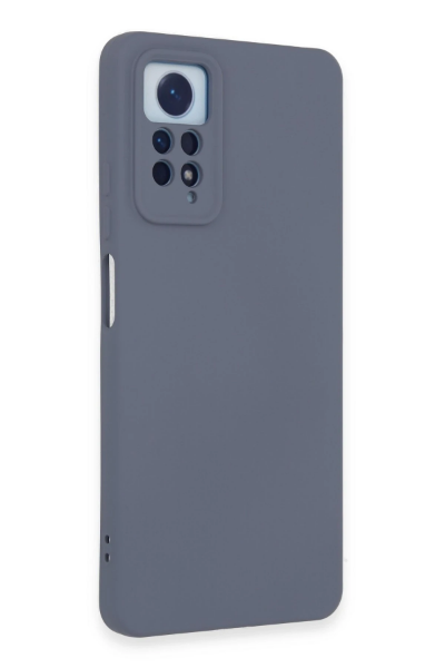 Newface Xiaomi Redmi Note 12 Pro 4G Kılıf Nano içi Kadife Silikon - Gri resmi
