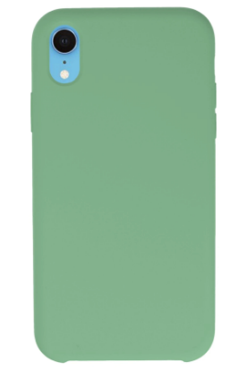 Newface iPhone XR Kılıf Lansman Legant Silikon - Yeşil resmi