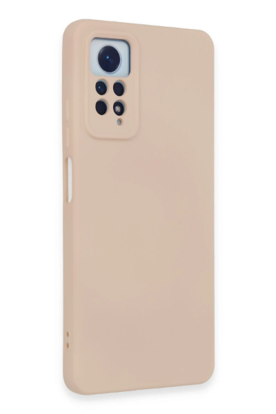 Newface Xiaomi Redmi Note 12 Pro 4G Kılıf Nano içi Kadife Silikon - Pudra resmi