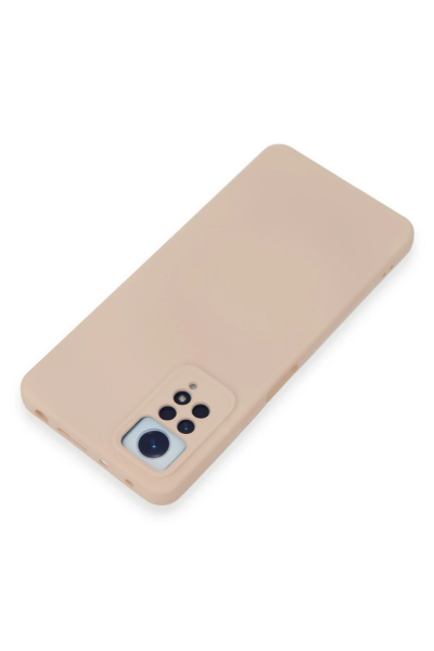 Newface Xiaomi Redmi Note 12 Pro 4G Kılıf Nano içi Kadife Silikon - Pudra resmi