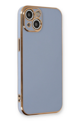 Newface iPhone 13 Kılıf Volet Silikon - Mavi resmi