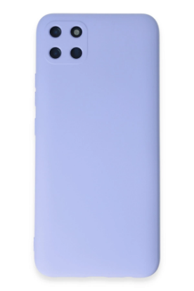 Newface Realme C11 Kılıf Nano içi Kadife Silikon - Lila resmi