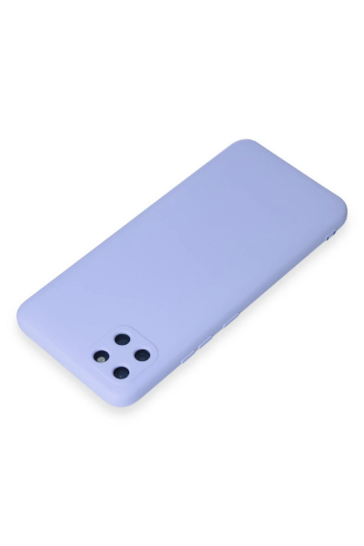 Newface Realme C11 Kılıf Nano içi Kadife Silikon - Lila resmi