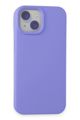 Newface iPhone 15 Kılıf Nano içi Kadife Silikon - Lila resmi
